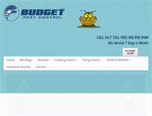 Tablet Screenshot of budgetpestcontrolpgh.com